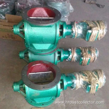 Cement dust star type ash relief valve device